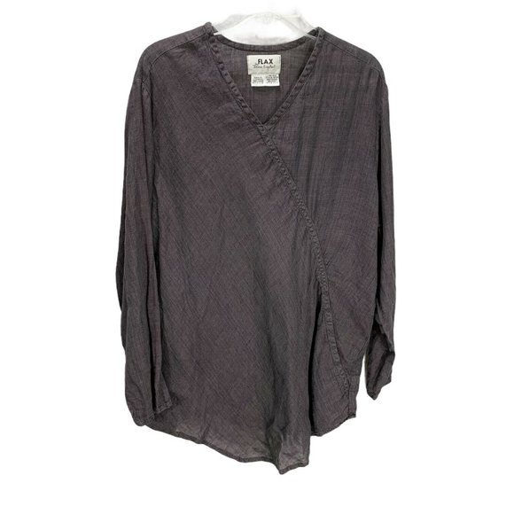 Flax Jeanne Engelhart Tunic Top Asymmetric Front